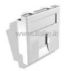 قیمت BRAND-REX 45mm x 45mm European Style Single Shuttered Module - Accepts 1 x RJ-45 Jack