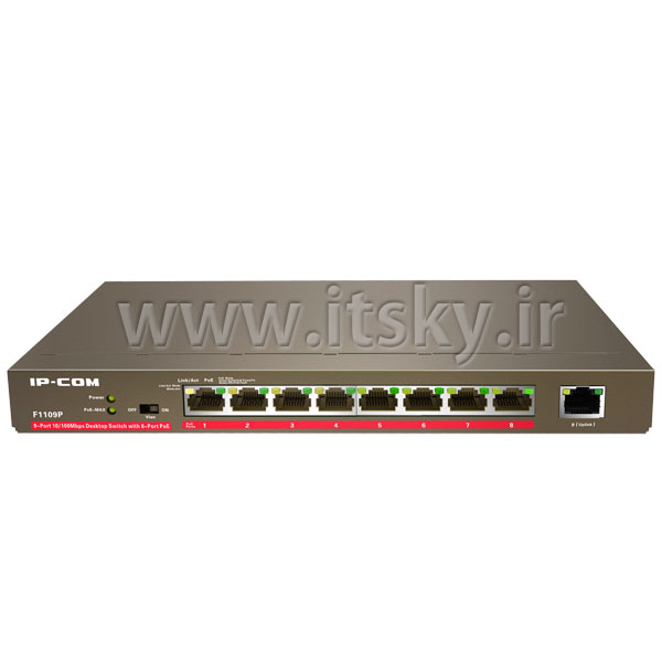 قیمت IPCOM F1109P POE switch 9 Port