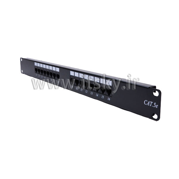 قیمت Unicom Patch Panel 16 Port CAT-5e Shielded