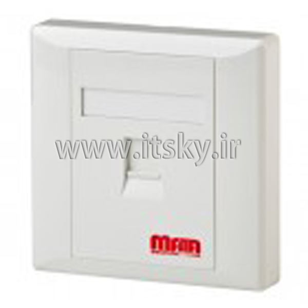 قیمت 86*86 BRAND-REX white faceplate with