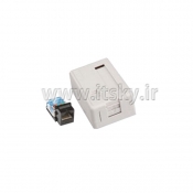 قیمت Unicom RJ-45 CAT-5e Shuttered Surface Socket IDC